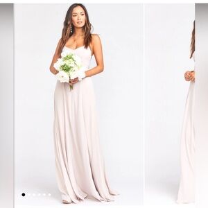 Show Me Your MuMu Soft Cream Maxi Dress